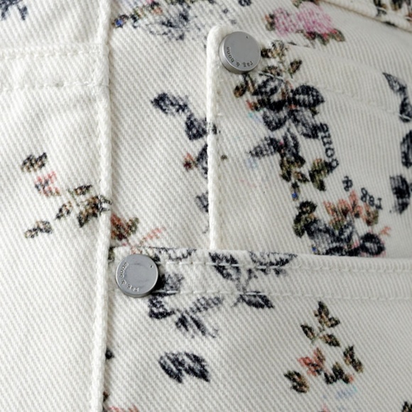 Rag & Bone Micro Floral Boy Jean - Picture 3 of 4